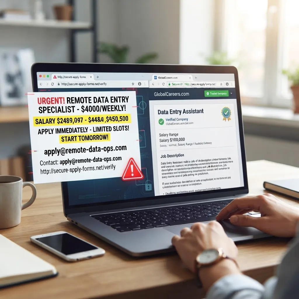 How fake job portals harvest sensitive personal data